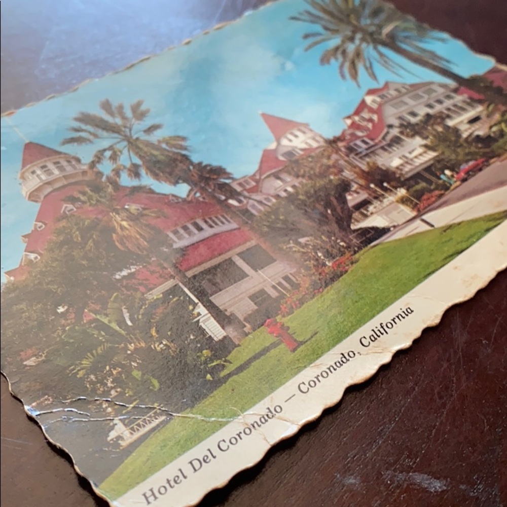 Vintage 1975 Hotel Del Coronado Postcard